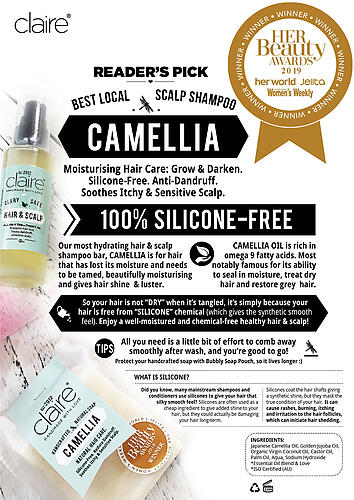 CAMELLIA HAIR & SCALP HANDMADE SHAMPOO BAR